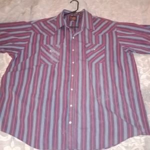 Men's short sleeve button up
